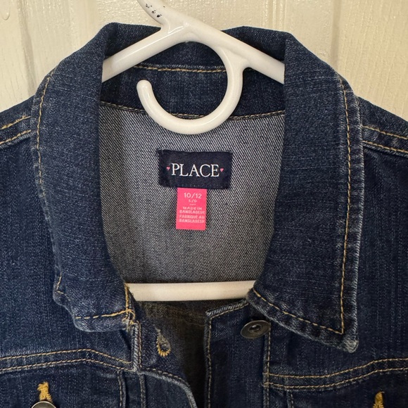 The Children’s Place Jean Jacket Size 10/12 - Picture 2 of 3